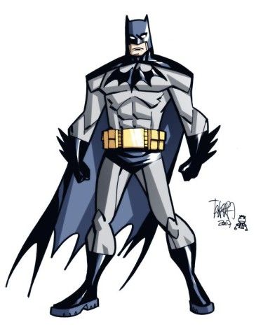 365x470 How To Draw Batman Step