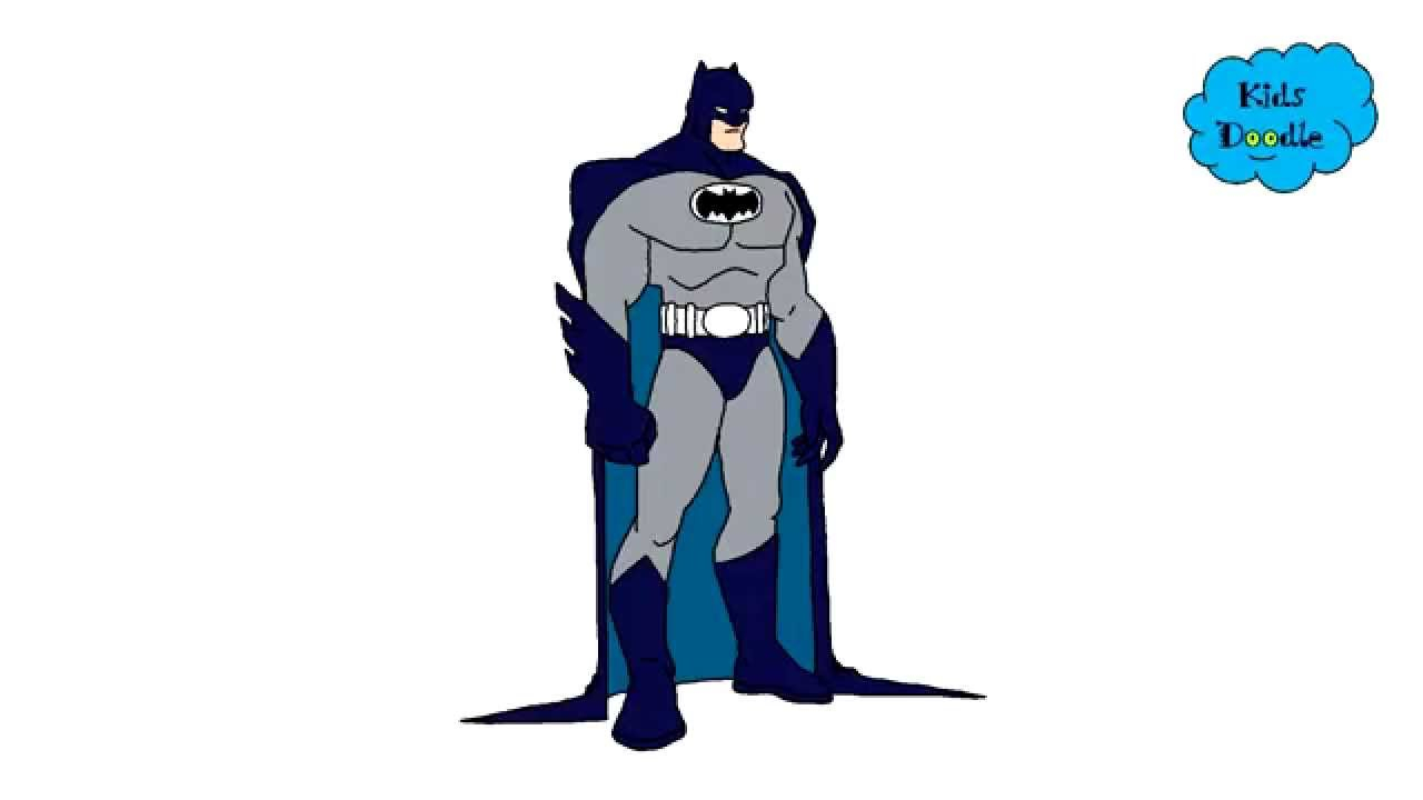 1280x720 Best Batman Drawing For Kids Photos