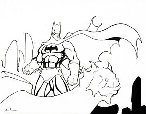 300x233 Drawing Of Batman