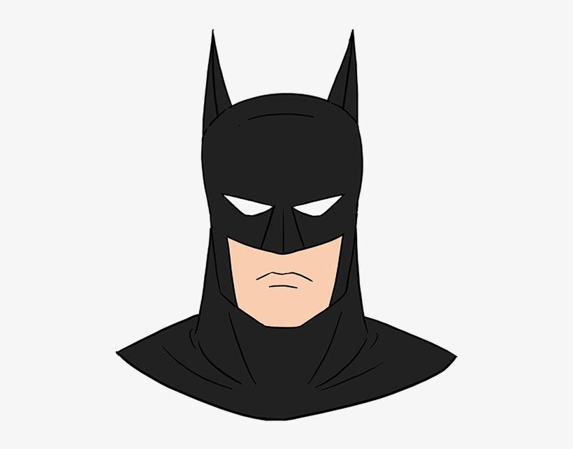 820x643 Drawn Batman Face