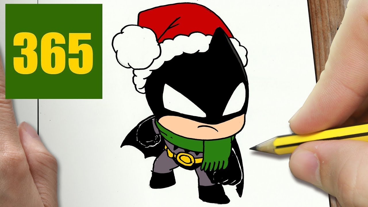 1280x720 How To Draw A Batman Cute, Easy Step