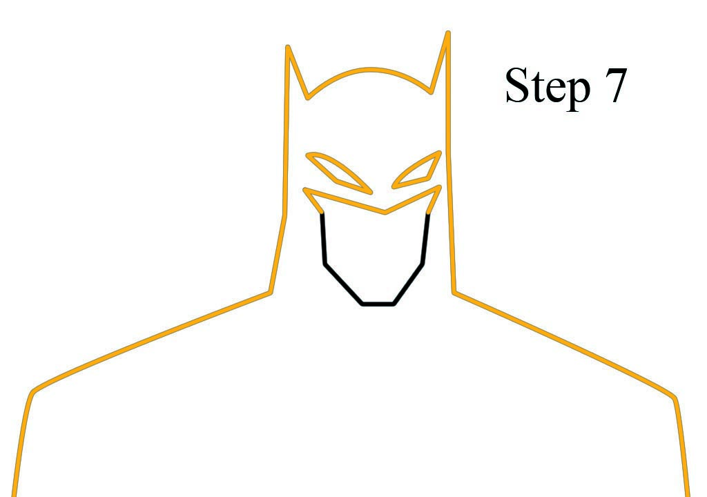 1024x720 How To Draw Batman Drawing Easydrawingstokids