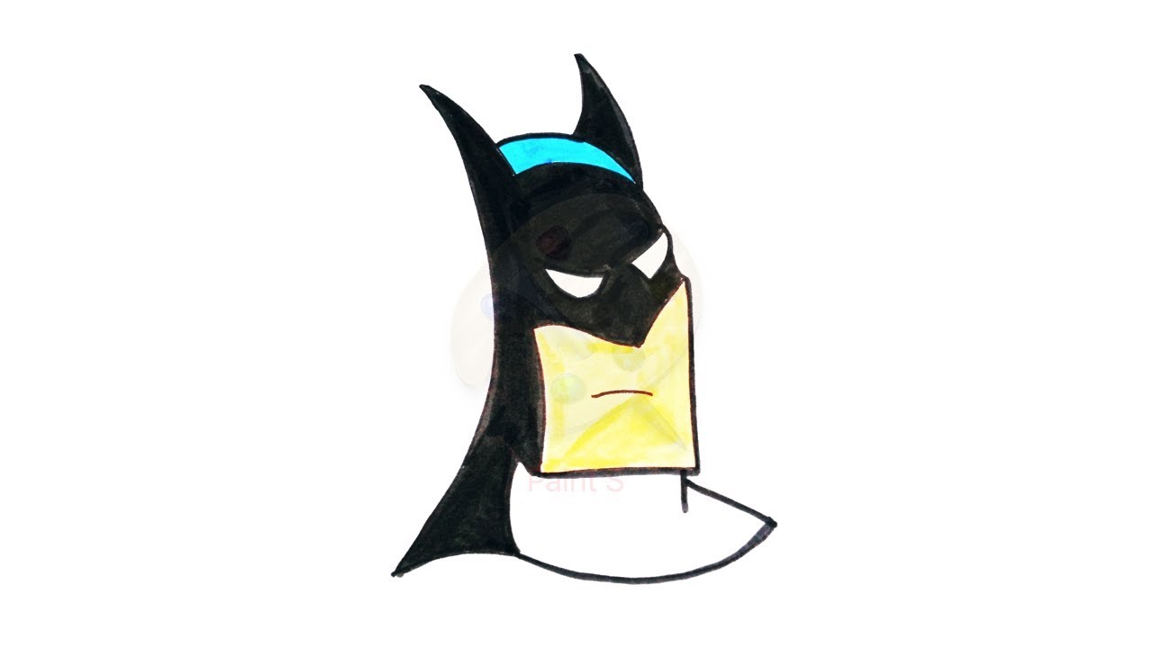 1280x720 How To Draw Superhero Batman Easy Steps For Kids In Minutes