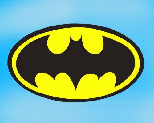 500x400 Learn How To Draw Batman Logo