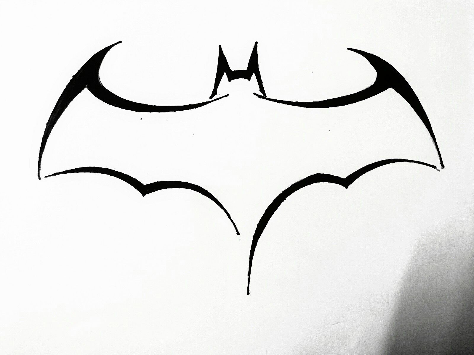 1600x1200 Batman Logo Tattoo
