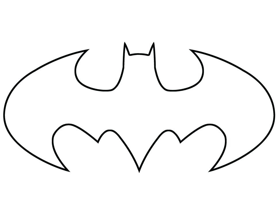 970x750 to draw batman logo step on batman logo outline