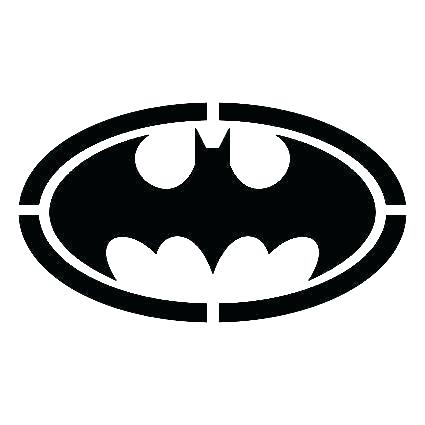 425x425 Printable Batman Logo