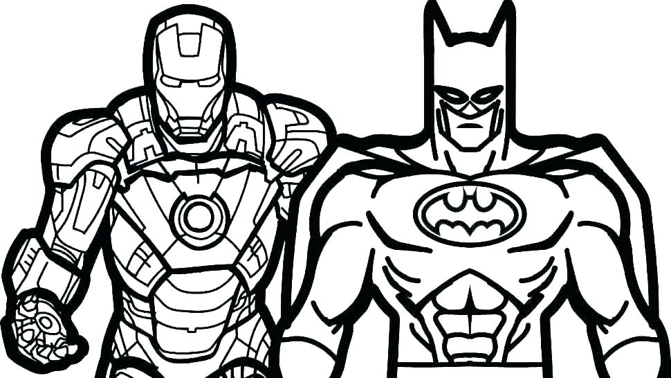 970x546 Batman Drawing Coloring Pages Fingerfertig