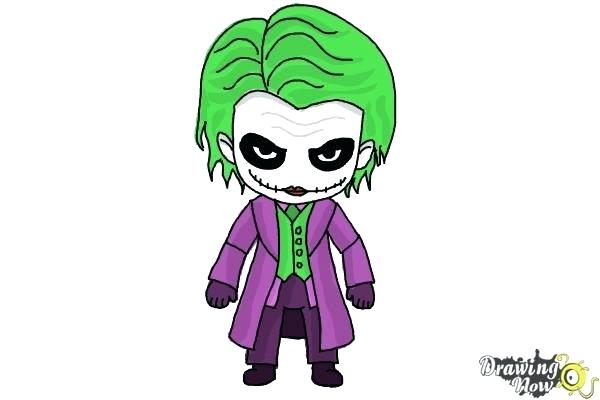 600x400 Drawings Of Chibi How To Draw Joker From Batman Step Chibi Drawing