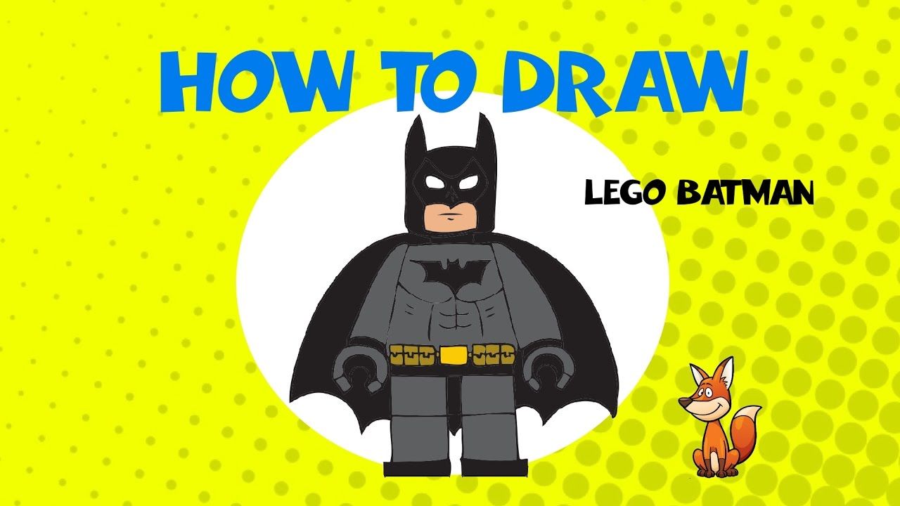 1280x720 How To Draw Lego Batman