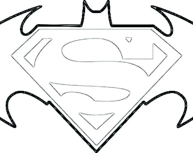 678x539 Batman Face Coloring Pages
