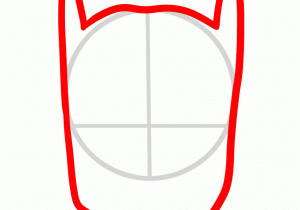 300x210 Batman Face Drawing Step