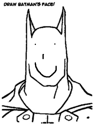 300x400 Draw Batman's Face