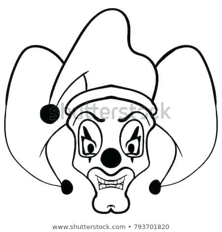 450x470 Joker Face Drawings