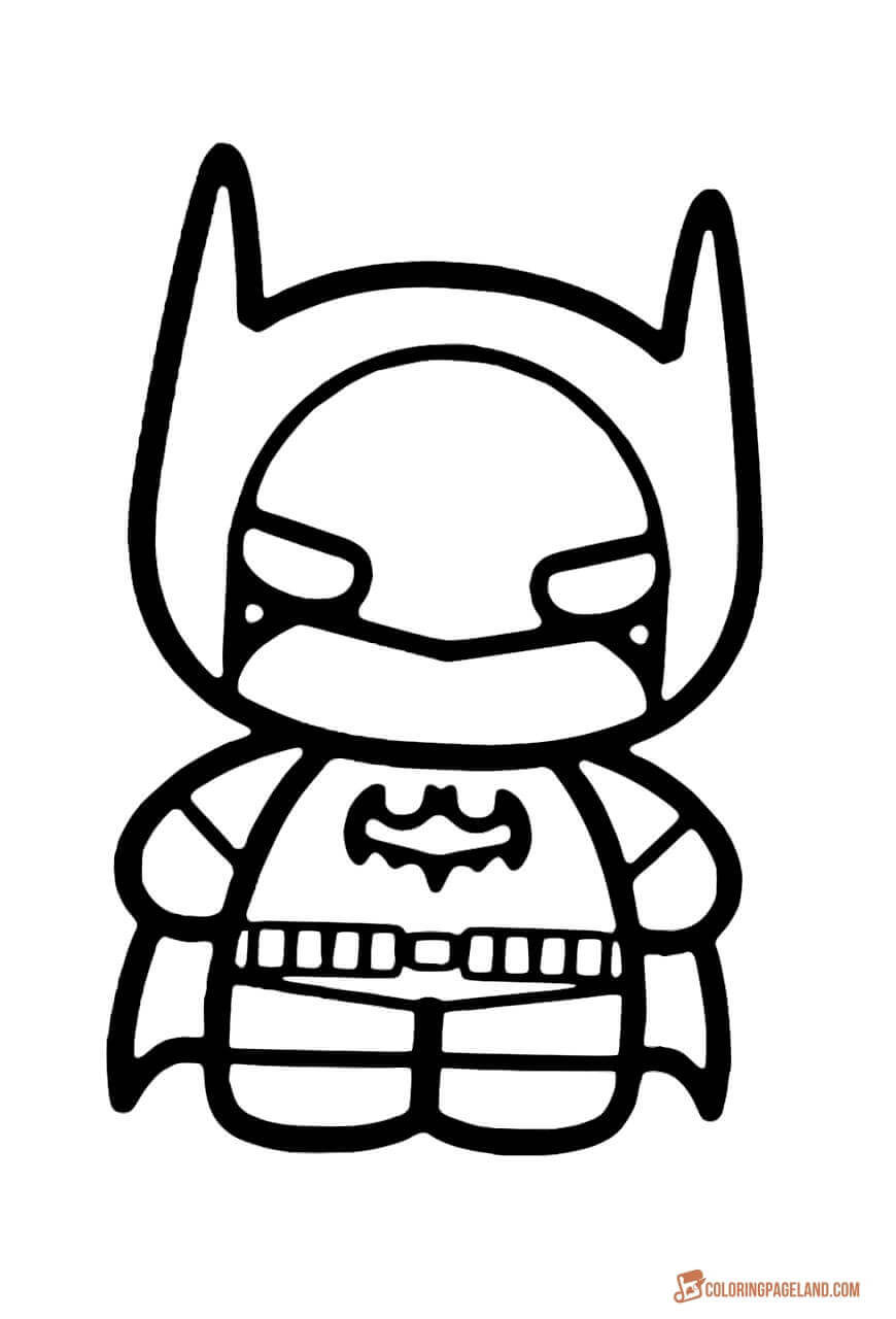 870x1280 Batman Line Drawing
