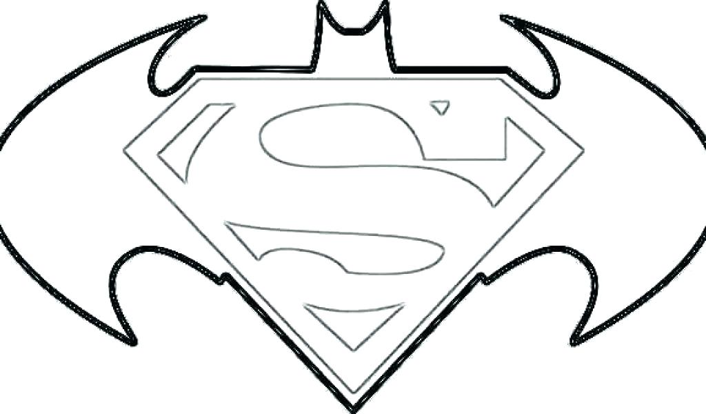 1024x600 Symbol Drawing Batman Vs Superman For Free Download