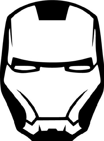 353x480 Batman Mask Clipart Iron Man