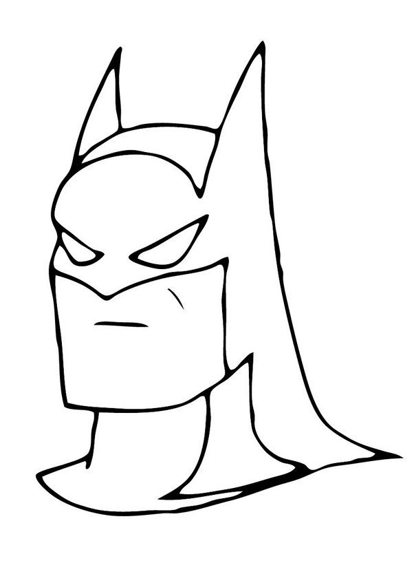 602x850 Mask Of Batman Coloring Page Was Gibts Da Noch Zu