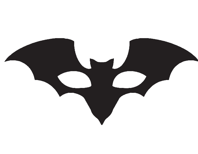 694x541 Sample Batman Mask Template