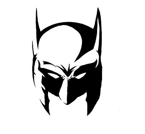 466x433 Clickforsign Batman Mask Windows, Sides, Hood, Bumper Car Sticker