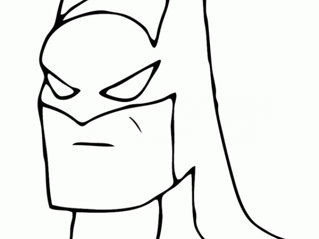 640x480 Drawn Batman Outline