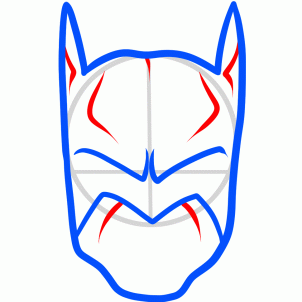 302x302 How To Draw Batman Easy, Step