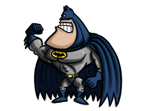 500x387 Batman Cartoon Character Drawing