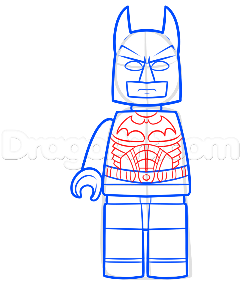 810x1002 Easy Drawing Tutorials Batman The Lego Batman Movie Drawing Lesson