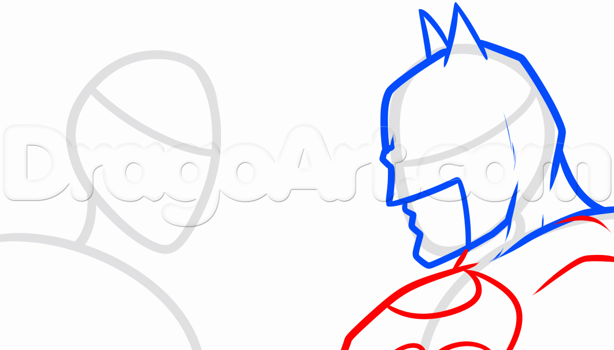1200x685 How To Draw Batman Vs Superman, Step