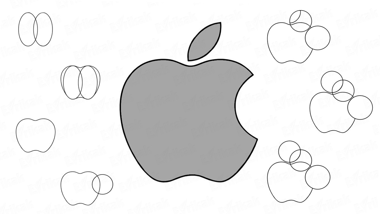 1300x731 How To Draw The Apple Logo Step