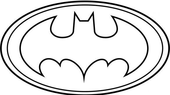 585x329 Sumptuous Design Ideas Logo Coloring Pages Secrets Batman Sign