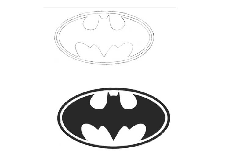 750x500 How To Draw A Batman Face, Full Body, Logo, Step