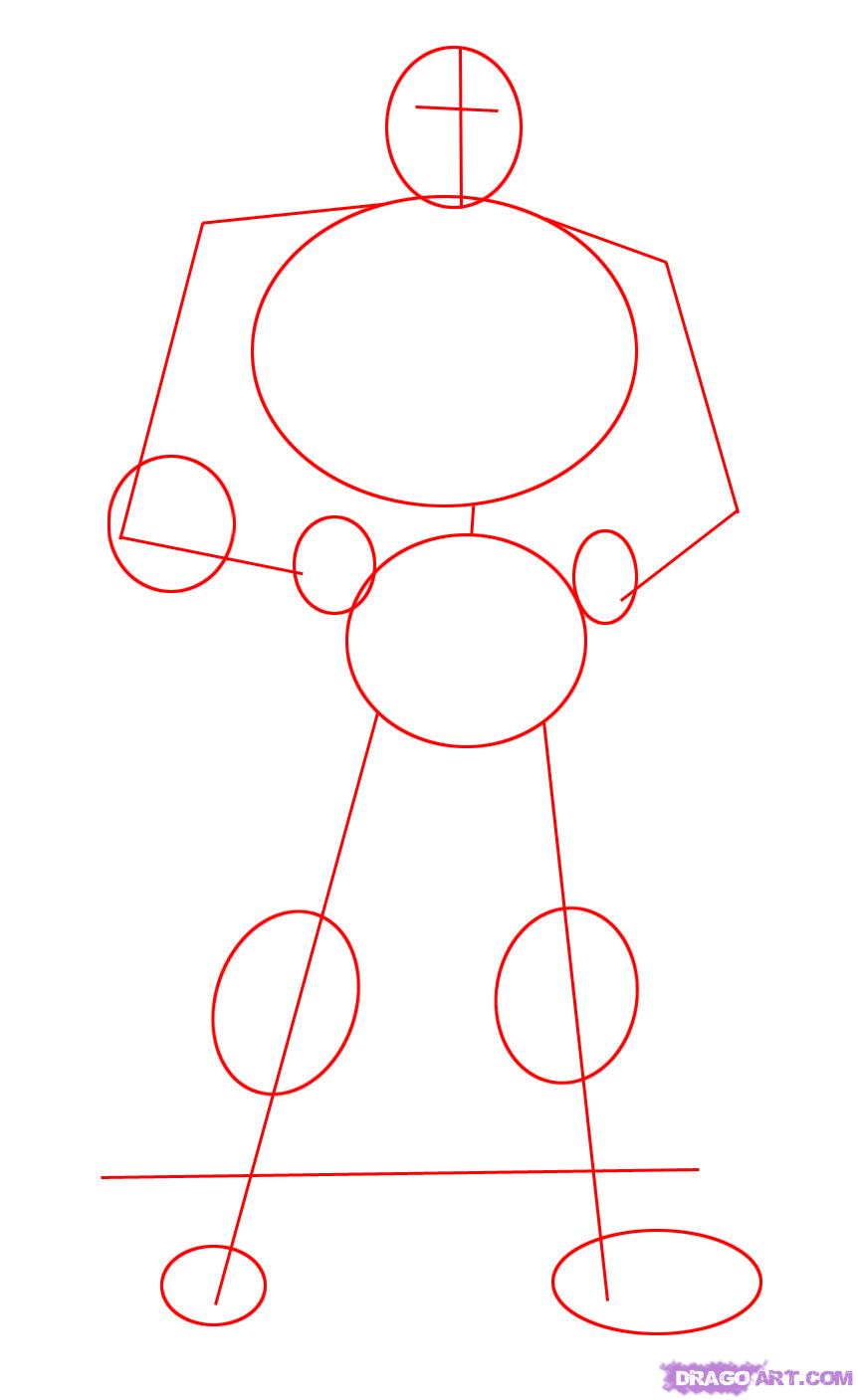 862x1407 How To Draw Batman Easy Step