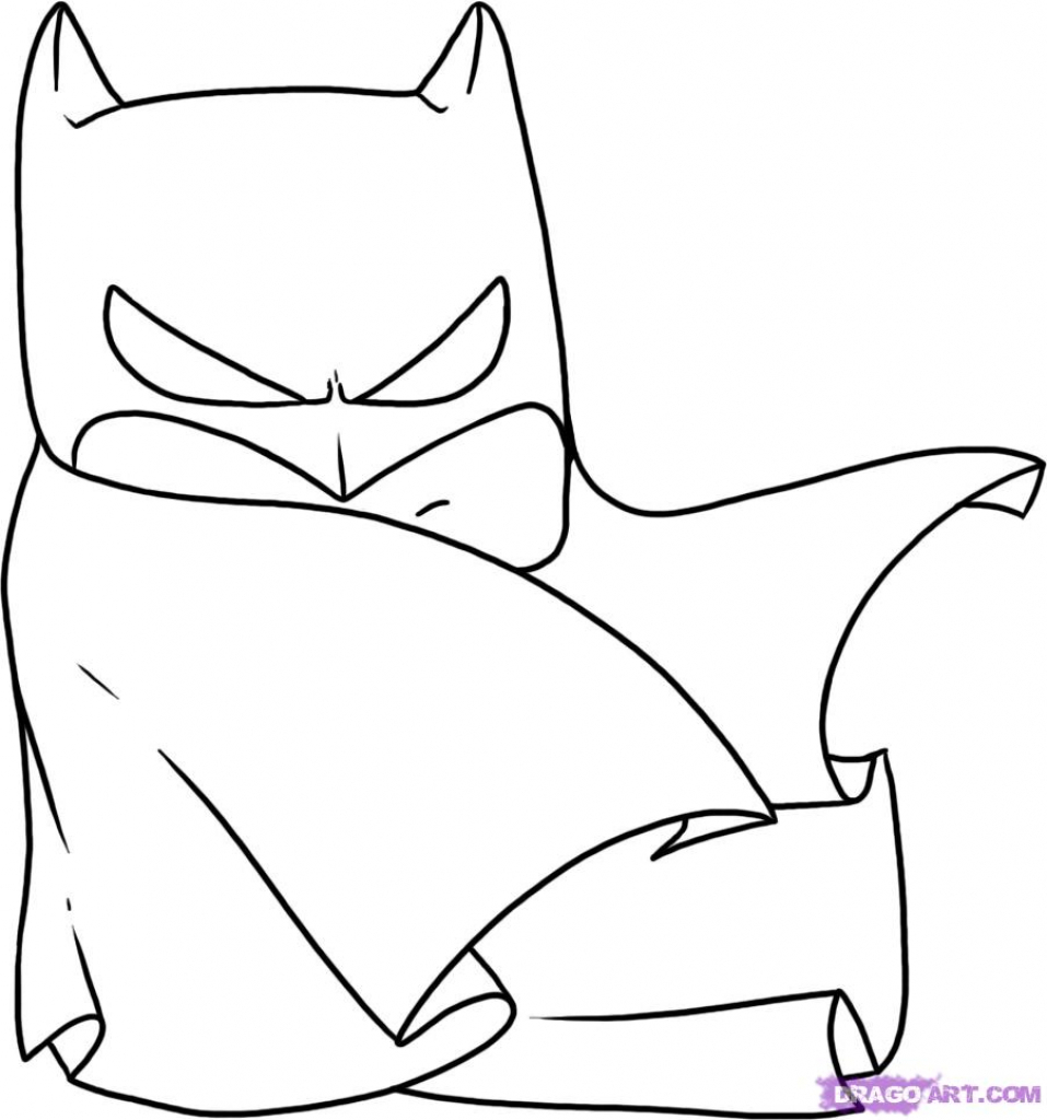 957x1024 Pictures Draw The Batman Symbol Easy