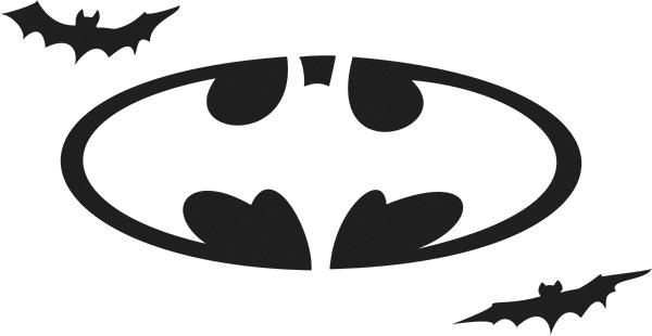 600x310 Batman Symbol Coloring Pages Free