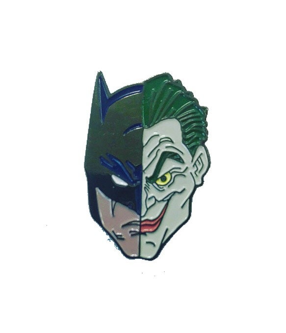 583x678 Batman Vs Joker Enamel Pin Etsy