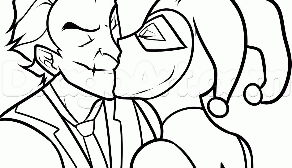 944x544 Joker And Harley Quinn Coloring Pages Free Printable Images Lego