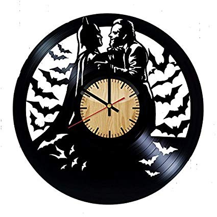 425x425 Forlovedgifts Batman Vs Joker Design Vinyl Wall Clock
