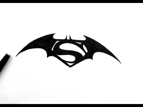 480x360 Comment Dessiner Le Logo Batman Vs Superman