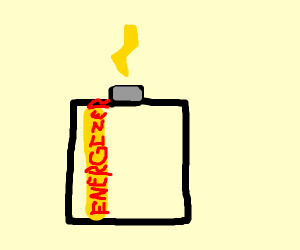 300x250 Battery Drawing