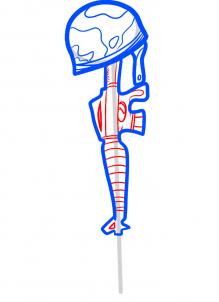 219x302 How To Draw A Battle Cross, Battlefield Cross, Step