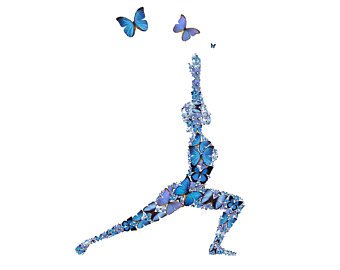 340x270 Warrior Pose Drawing Etsy