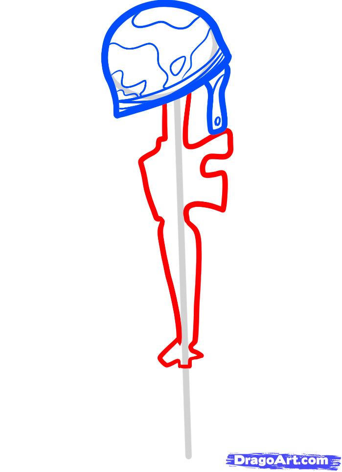 699x963 Draw A Battle Cross, Battlefield Cross, Step