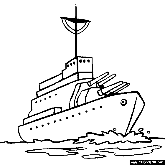 Battleship Drawing