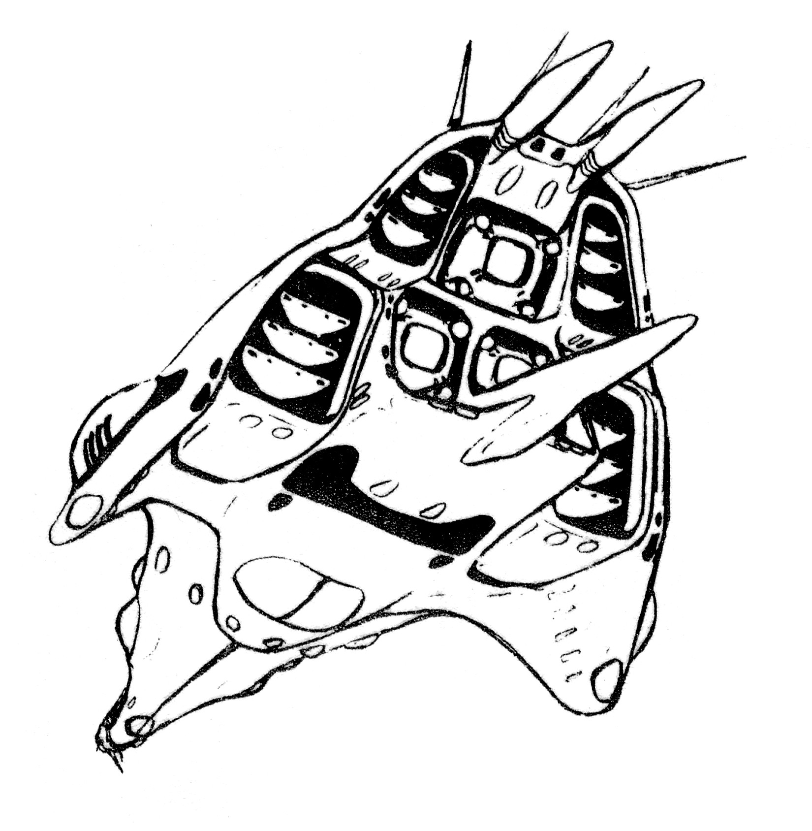 1650x1688 queadol magdomilla class fleet command medium battleship mecha