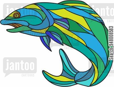 400x305 Bay Salmon Cartoons