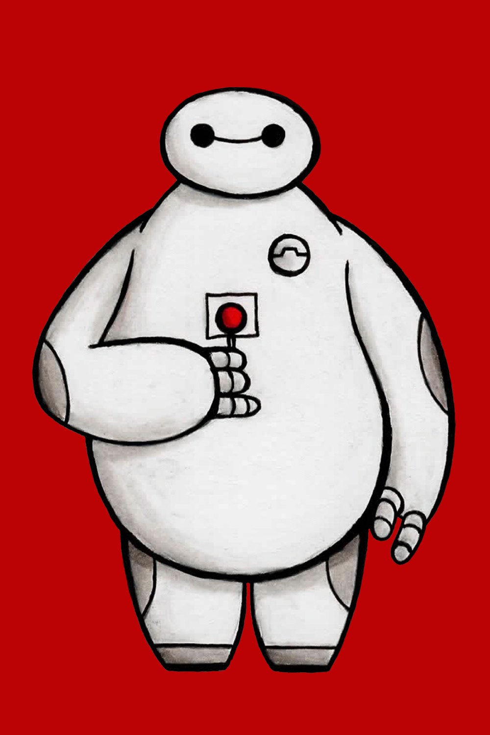 1000x1500 Baymax Print Etsy