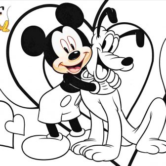 336x336 Disney Drawings Animals Princess Black And White Belle Baymax