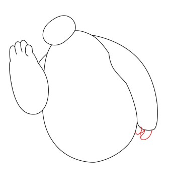 340x387 How To Draw Baymax From Big Hero