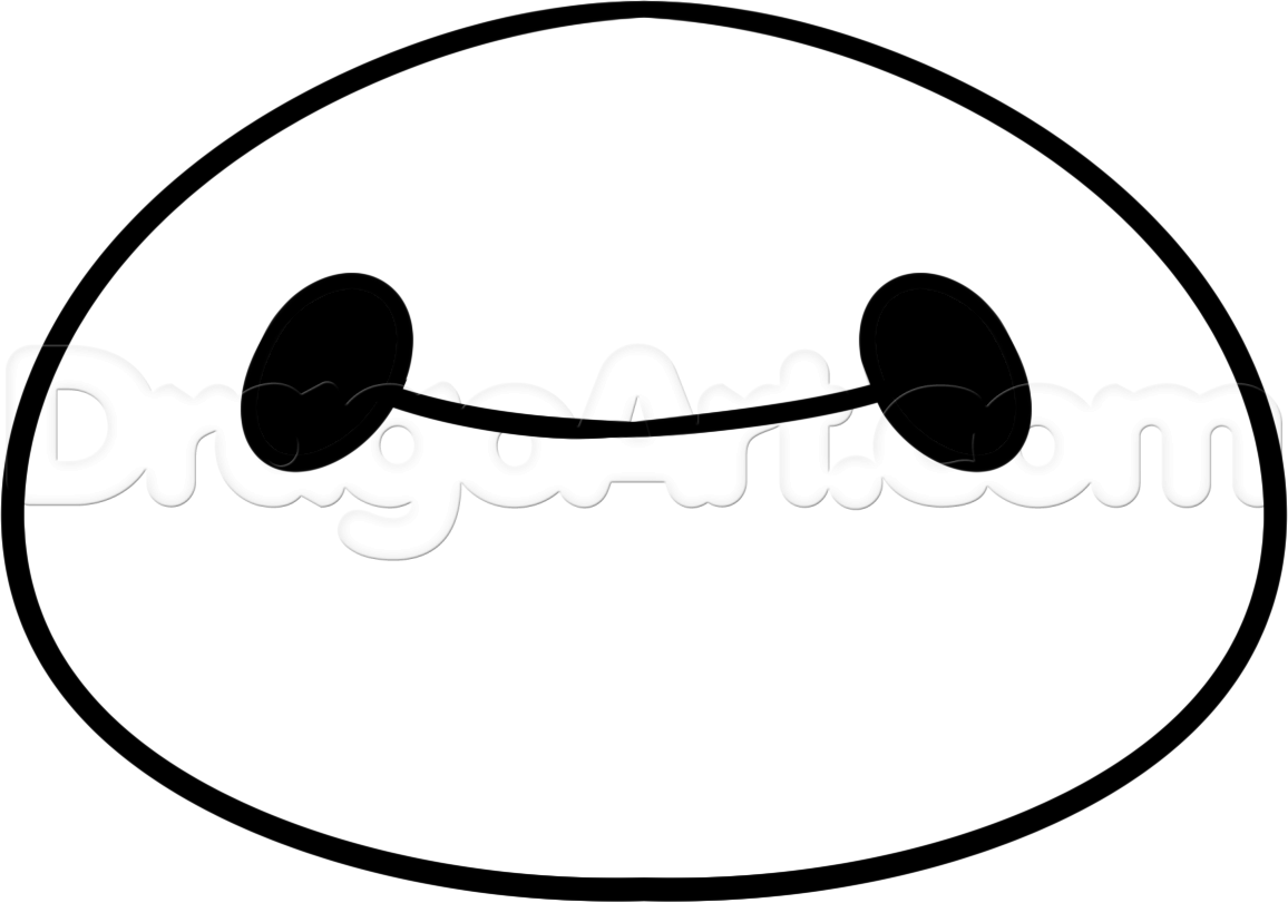 1156x811 How To Draw Baymax Easy, Step